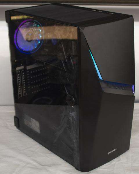 gaming pc with argb ,  8th gen, intel  core i5, 8gb ram, 180gb ssd and 1tb hd, Win 11 pro, etc