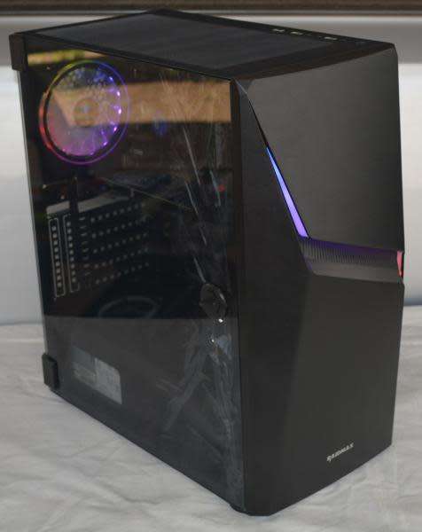 gaming pc with argb ,  8th gen, intel  core i5, 8gb ram, 180gb ssd and 1tb hd, Win 11 pro, etc