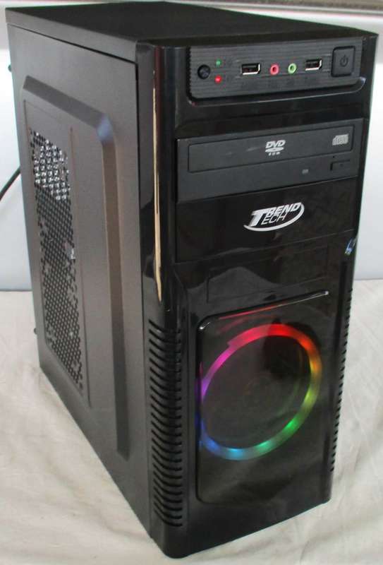 Stylish Desktop PC, Intel Core i3, 6GB RAM, 500GB HD, DVDRW, VGA, Win 11 Pro