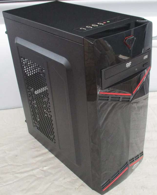 stylish desktop pc, intel core i5, 8gb ram, 500GB hd, dvdrw, vga, dvi, win 11 pro, etc