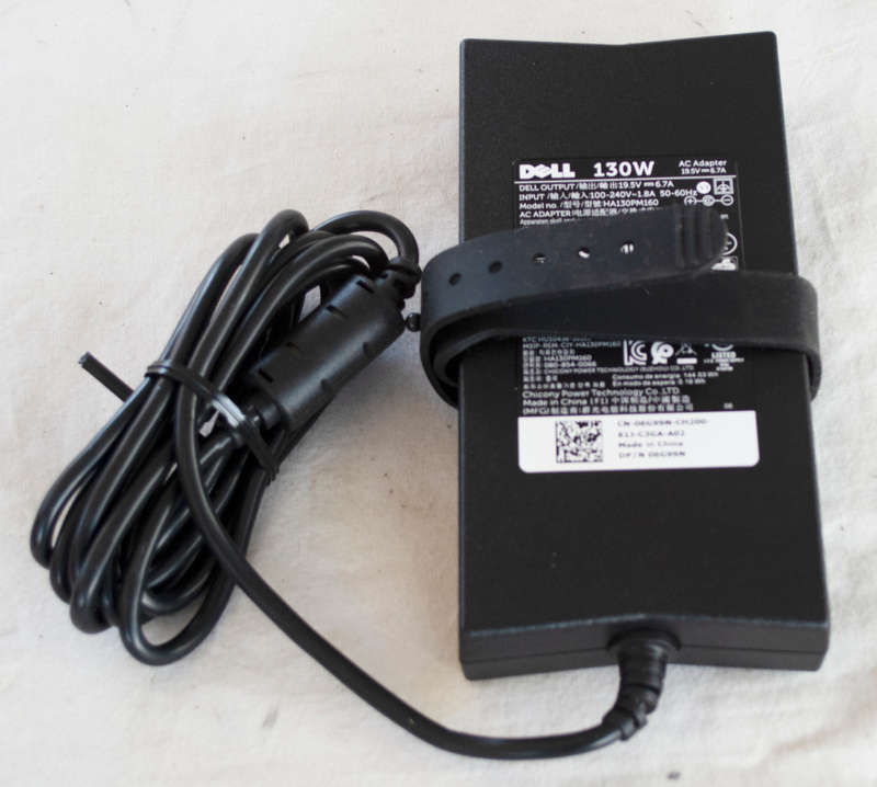 Brand new original Dell Big pin Laptop chargers, 130 watt, output 19.5v - 6.7A