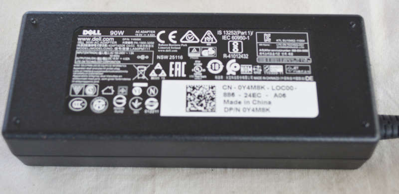 Brand new original Dell Big pin Laptop chargers, 90 watt, output 19.5v - 4.62A
