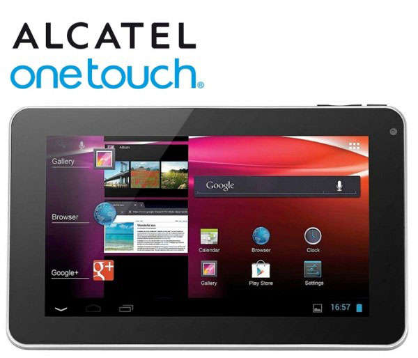 ALCATEL TAB10 TABLET WITH ANDROID 4, TOUCH SCREEN, B'TOOTH, WiFi ETC