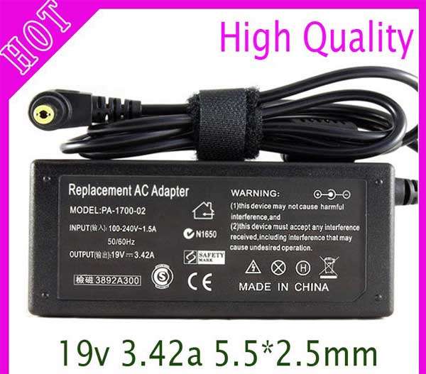 ACER 65W 19.V 3.42A REPLACEMENT CHARGER (BRAND NEW)