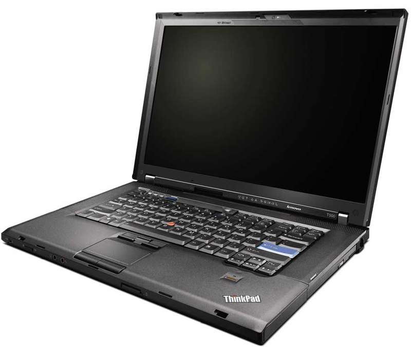 LENOVO T500 CORE2DUO 2.26GHz, 4GB RAM, 160GB HD, LIC VISTA BUS, B'TOOTH, DVDRW