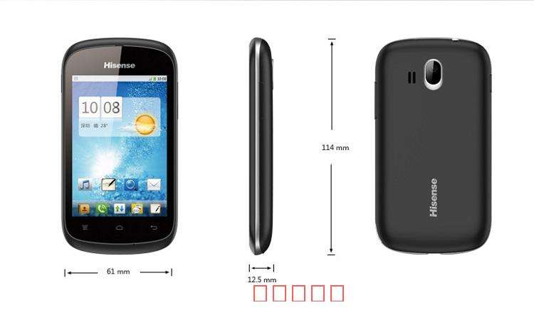 HISENSE HS-U820 (Glory) DUAL SIM TOUCH SCREEN ANDROID PHONE