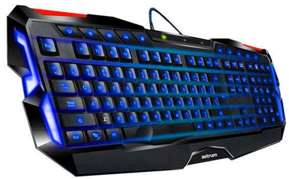 ASTRUM ELETE ILLUMINATOR GAMING BACKLIT USB KEYBOARD