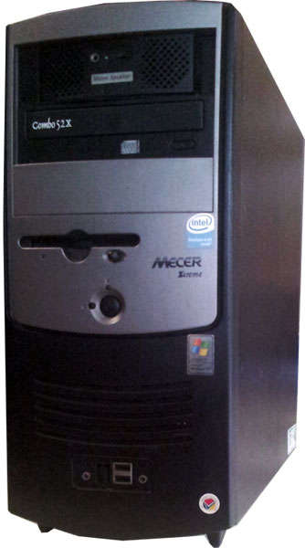 MECER XTREME DESKTOP PC 3.00GHz, 1GB RAM, 160GB HD, WIN XP PRO, CD, BUILTIN SPEAKERS ETC
