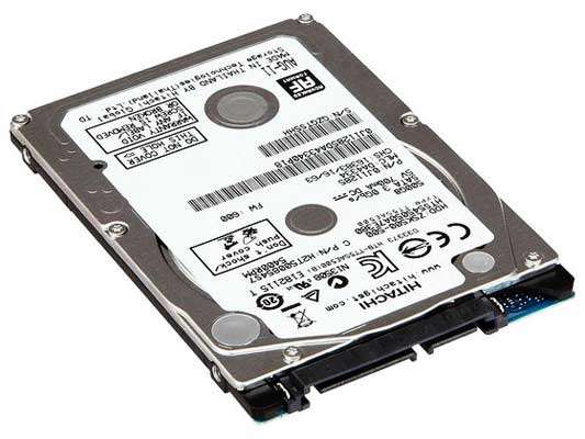 HITACHI 500GB 2.5" SATA HARD DRIVE 5400RPM