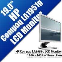 HP LA1951G 19INCH LCD SCREEN WITH DVI, VGA, 2X USB PORTS