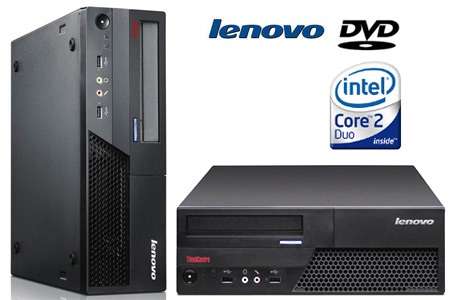 STYLISH LENOVO DESKTOP PC SFF CORE 2 DUO 3.00 GHz, 2GB RAM, 250GB HD, DVD-RW, LIC WIN VISTA BUS, ETC