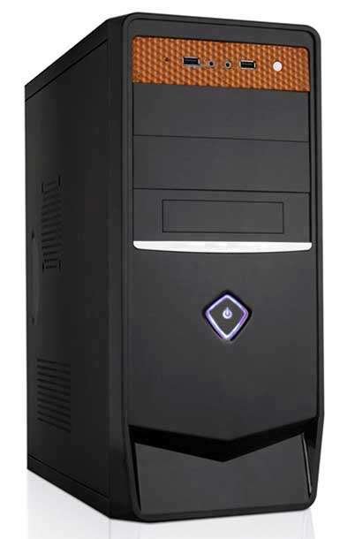 STYLISH MATT BLACK GAMING PC CORE i5 @ 3.10GHz, 8GB RAM, 500GB HD, DVD-RW, WIN 7 PRO,ETC (BRAND NEW)