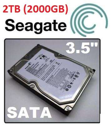 SEAGATE 2TB *2000GB* FASTEST 3.5" SATA INTERNAL DESKTOP HARD DRIVE