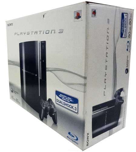 PLAY STATION 3 (BLU-RAY DISC) + 2 GAMES AND BLU-RAY DISC REMOTE CONTROL, ETC