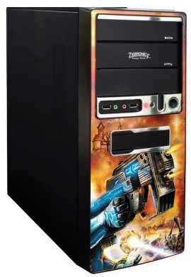 STYLISH 3D DESKTOP PC CORE i3 @ 3.10 GHz,4GB RAM,500GB HD, DVD-RW, LIC WIN 7 PRO,ETC