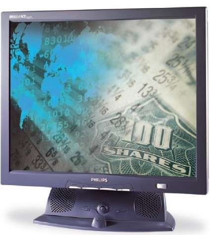PHILIPS 180P2 STYLISH 18.1 INCH LCD SCREEN WITH SPEAKERS / DVI / VGA / ROTATE STAND ETC