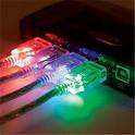 12x Belkin Hi-Speed USB Lighted Cables  (Brand New)
