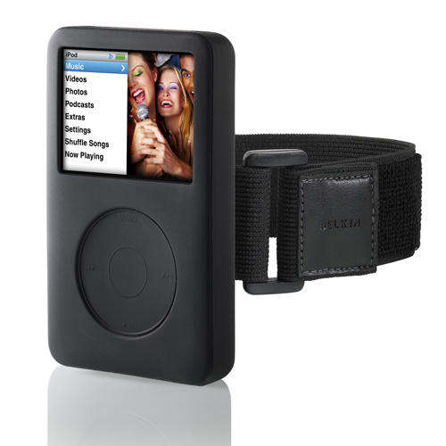 BELKIN iPod CLASSIC SILICONE SLEEVE WITH ARMBAND (BRAND NEW)
