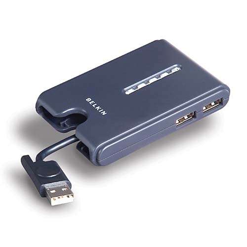 BELKIN HI-SPEED USB 4-PORT POCKET HUB (BRAND NEW)