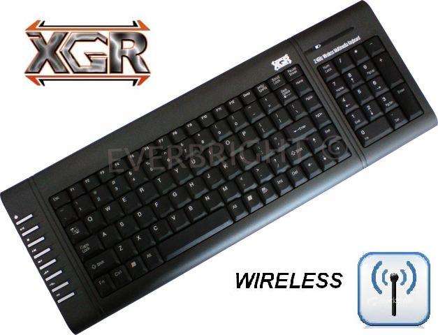 XGR 2.4GHz WIRELESS MULTIMEDIA COMBO (BRAND NEW)