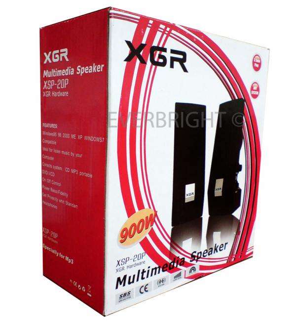 XGR MULTIMEDIA SPEAKERS FOR PC, MEDIA PLAYERS ETC (BRAND NEW)