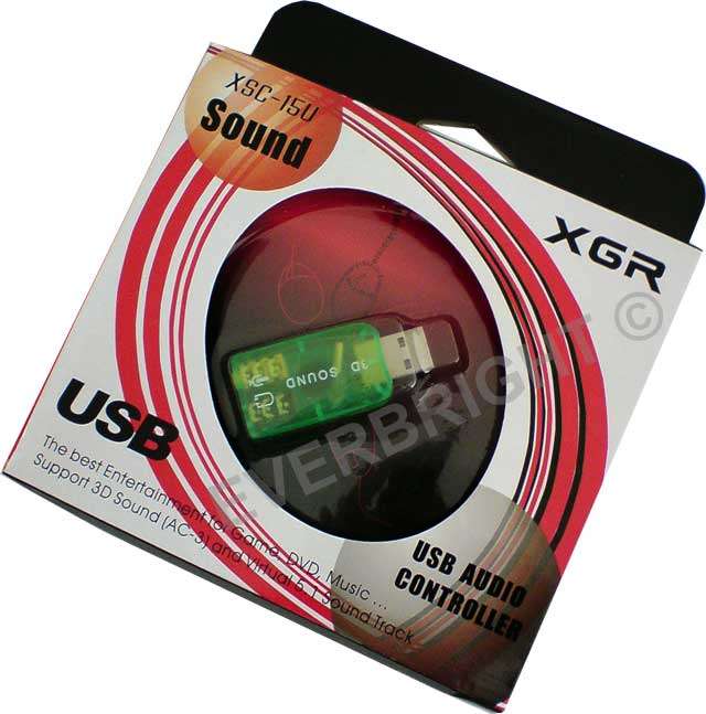 XGR USB SOUND CARD (BRAND NEW)