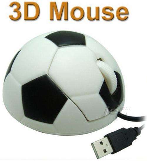 iSONIC FOOTBALL USB OPTICAL MOUSE WITH RETRACTABLE CABLE & MOUSEPAD (BRAND NEW)
