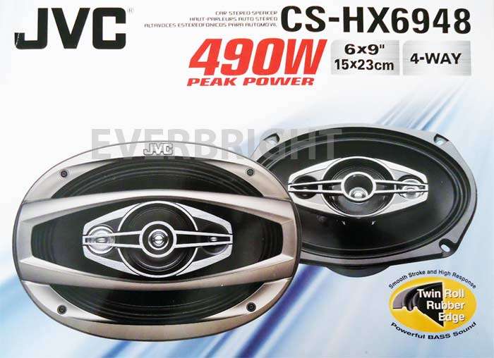JVC 6X9" 4WAY 490WATTS PEAK POWER SPEAKERS (BRAND NEW)