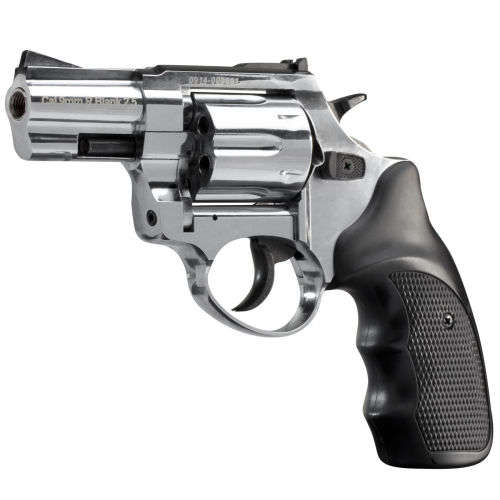 9mm Blanks Gun - Zoraki r2  3`` shiny chrome & * 10 x 9mm Blank Rounds - No License Required
