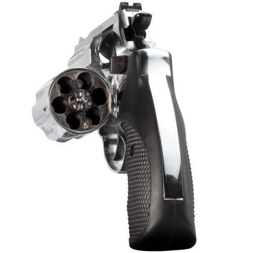 9mm Blanks Gun - Zoraki r2  3`` shiny chrome & * 10 x 9mm Blank Rounds - No License Required