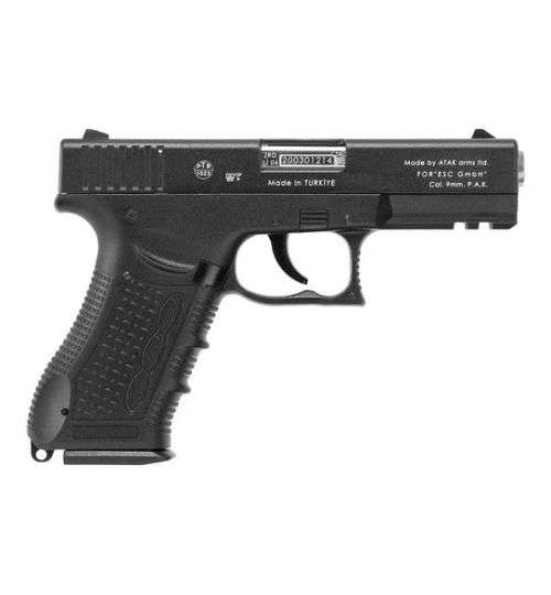 9mm Blanks Gun Combo -ZORAKI 917, 9mm Pepper Firing Hand Gun & 10 x 9mm Blanks - Looks Like A Glock