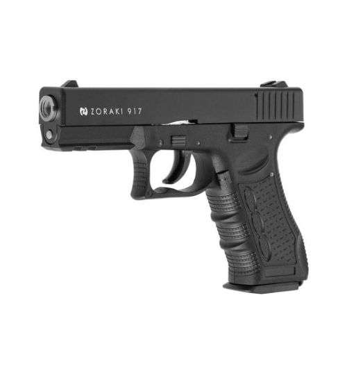 9mm Blanks Gun Combo -ZORAKI 917, 9mm Pepper Firing Hand Gun & 10 x 9mm Blanks - Looks Like A Glock