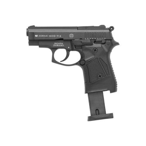 9mm Blanks Gun - ZORAKI 914 9mm Pepper Firing Hand Gun and - No License - Compact