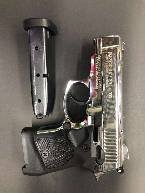 ZORAKI 2914TD Sc 9mm Blanks Gun Combo - Pepper Firing Hand Gun & 10X 9mm Blanks No License