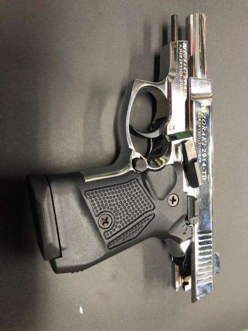 ZORAKI 2914TD Sc 9mm Blanks Gun Combo - Pepper Firing Hand Gun & 10X 9mm Blanks No License