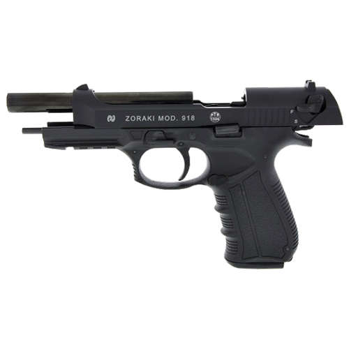 9mm Blanks Gun - ZORAKI 918, 9mm Pepper Firing Hand Gun - Looks Like Beretta 92fs - No Lisence Requi