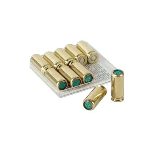 No License Required - ZORAKI 4.5` Revolver Shiny Chrome COMBO - 10x 9mm Blanks can Firing Pepper
