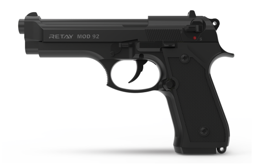 9mm Blanks Gun combo -Retay Mod92 - 9mm Pepper Firing. Looks Like Beretta 92fs & 5xPepp & 10x Blank