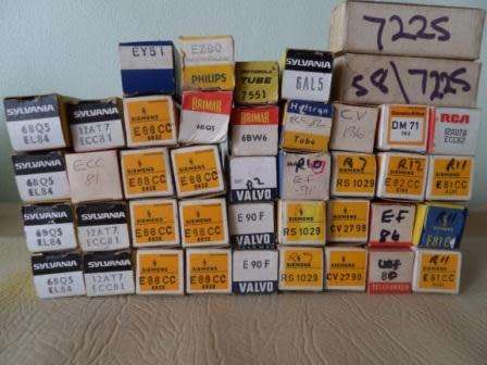 200 BOXED RADIO VALVES 6 MOTOROLLO RELAYS