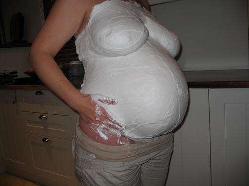 Pregnancy belly casting kit