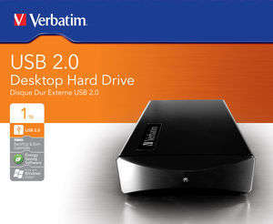 VERBATIM External Hard Drive USB 2.0 1TB (EXPRESS SHIPPING AVAILABLE)