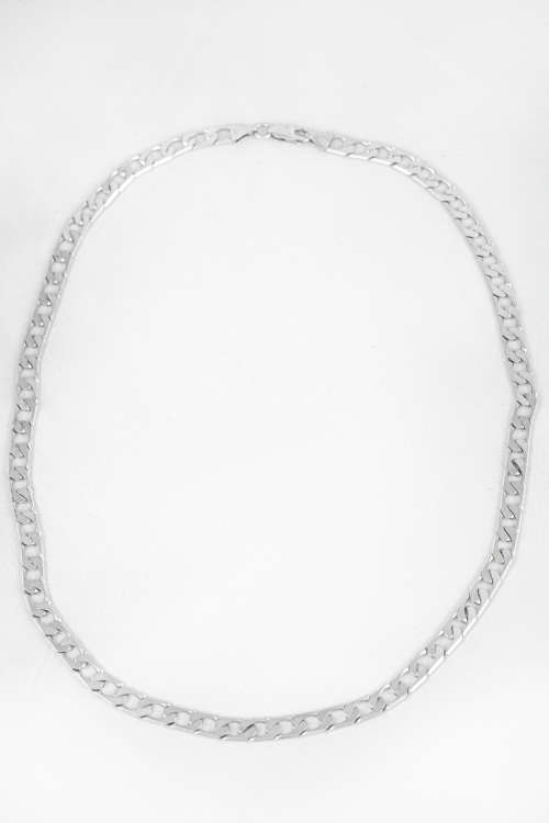 Solid Sterling Silver (.925) Curb Link Chain