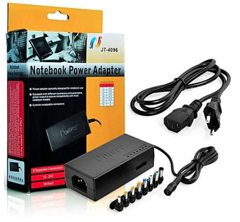 120w Universal Laptop Charger 12-24V with 8 set of Terminals - Notebook Power Adapter