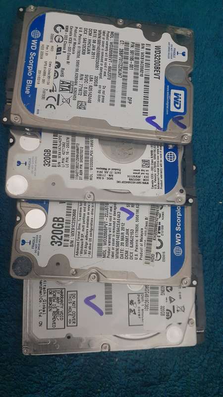 2.5inch 320GB Internal Hard Drives