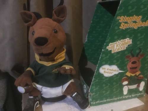 Leon ...Singing Springbok plush toy ..2005