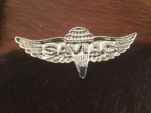 SAVIAC WINGS is a PAMPOEN` SAVIAC MkIV Main Parachute Badge