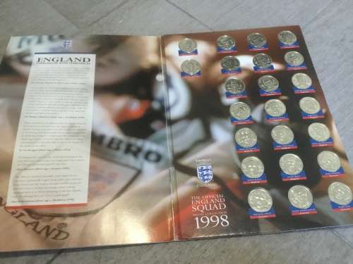 Brirtish football SQUARD 23 MEDAL COLLECTION 1998
