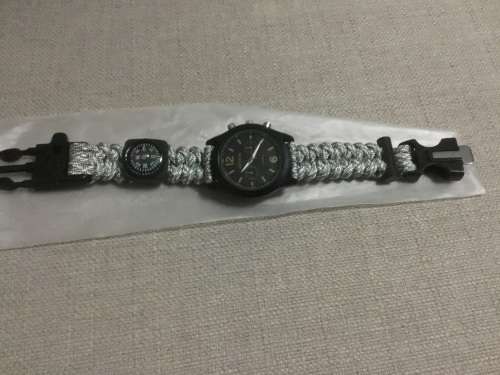Survival campass watch ..ex display watch