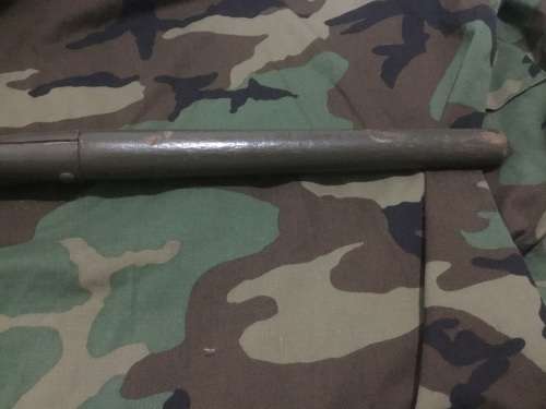 SADF Early WOODEN HANDLE SPADE with pick