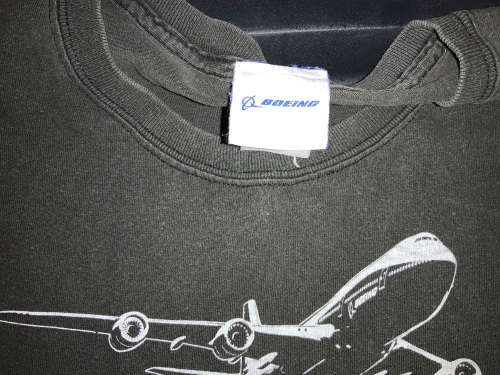 Original Boeing 747 t shirt.and Cap  t shirt size 2xl / cap one size fits all